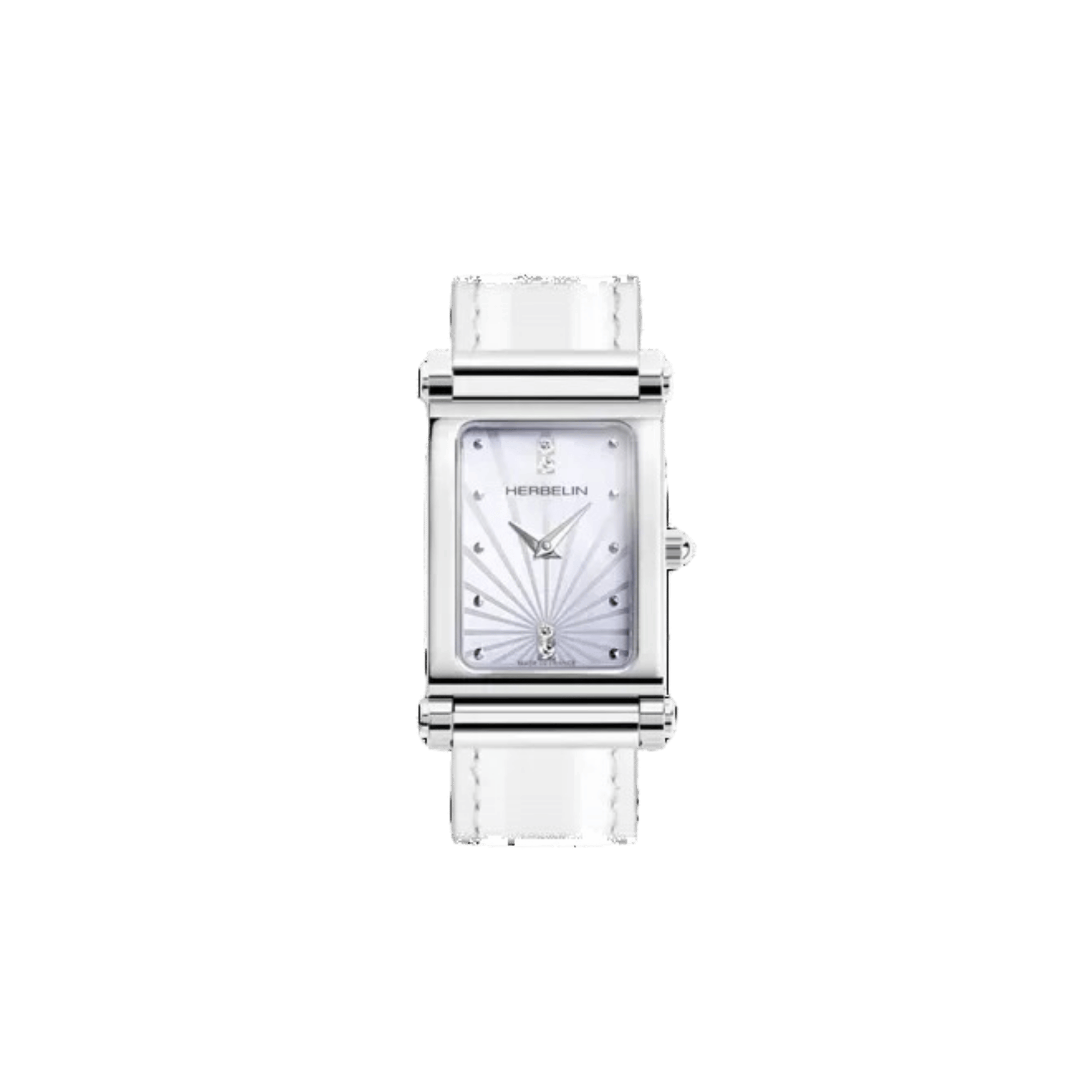 Boîtier Herbelin Antarès quartz cadran nacré 24 x 19 mm