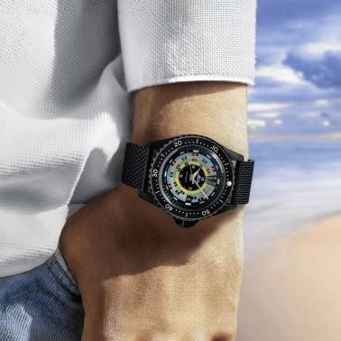 Montre Mido Ocean Star Decompression Timer automatique cadran multicolore 40,5 mm M026.807.33.051.00