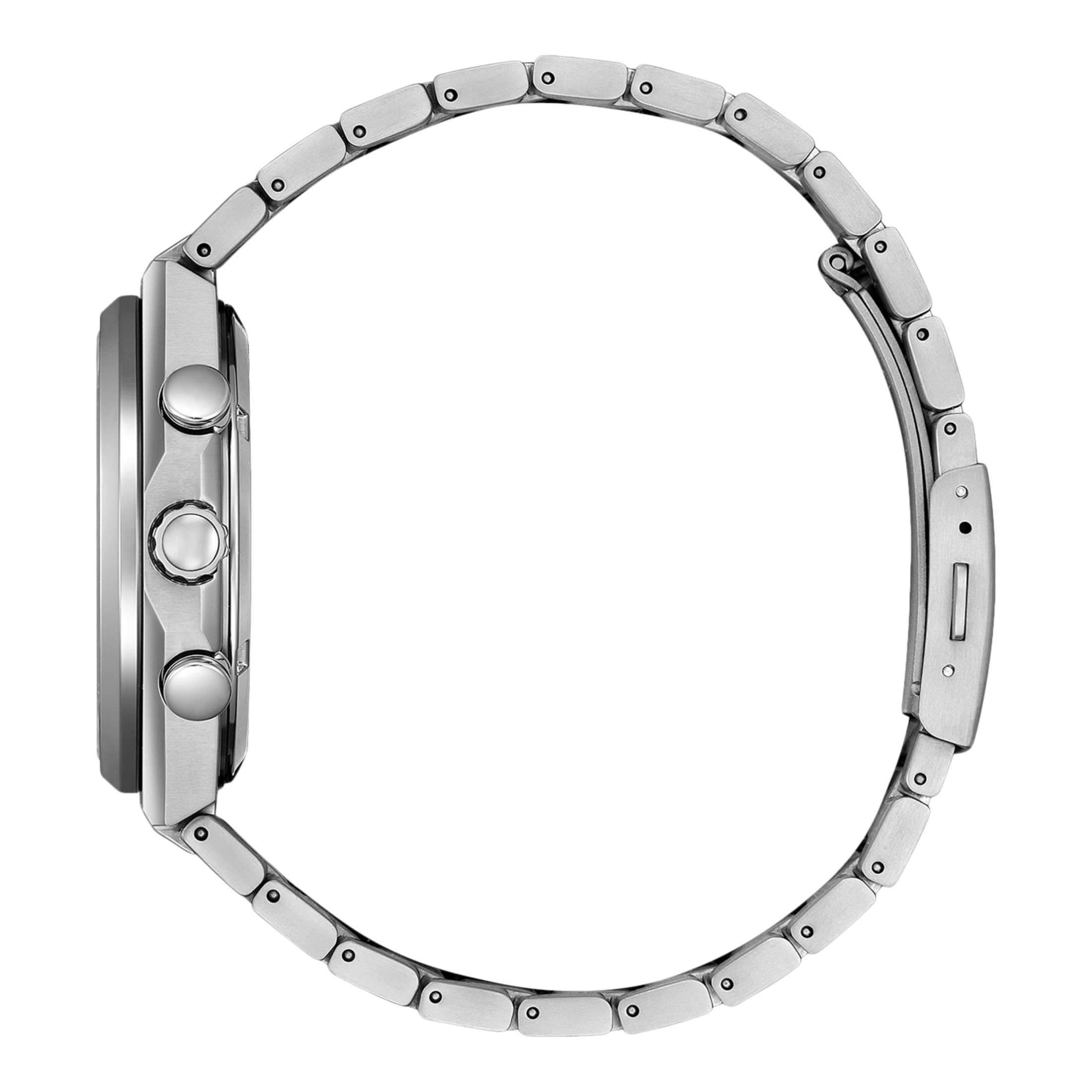 Citizen Super Titanium Chronograph Quartz Eco-Drive white dial titanium bracelet 42,5 mm