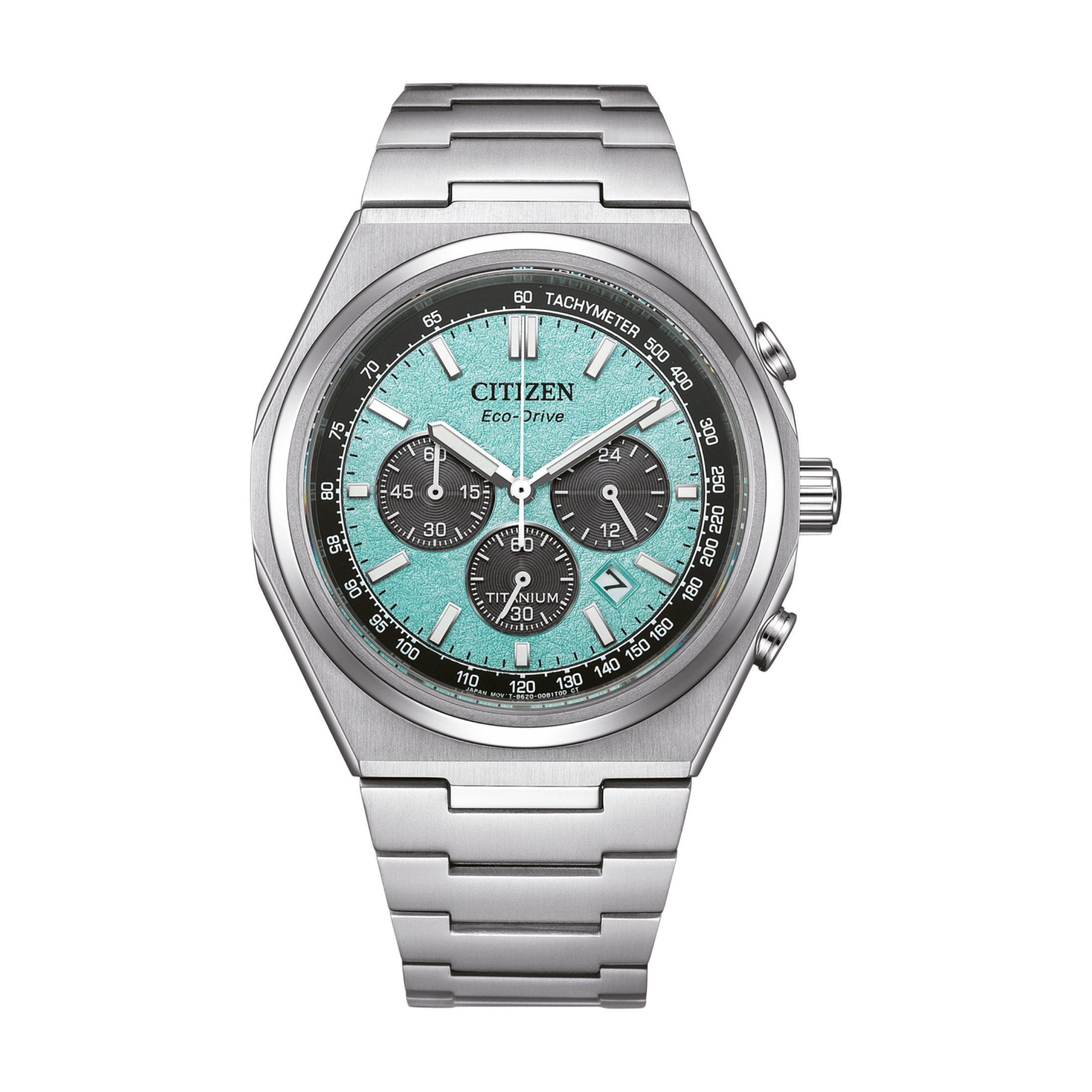Citizen Super Titanium Chrono Turquoise CA4610-85M - Lepage
