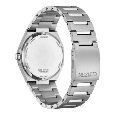 Citizen Super Titanium Day-Date Eco-Drive blue dial titanium bracelet 39,5 mm