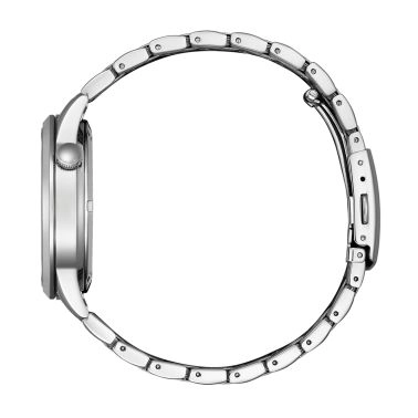 Montre Citizen Platform Elegance Open Heart automatique cadran blanc bracelet acier 40 mm