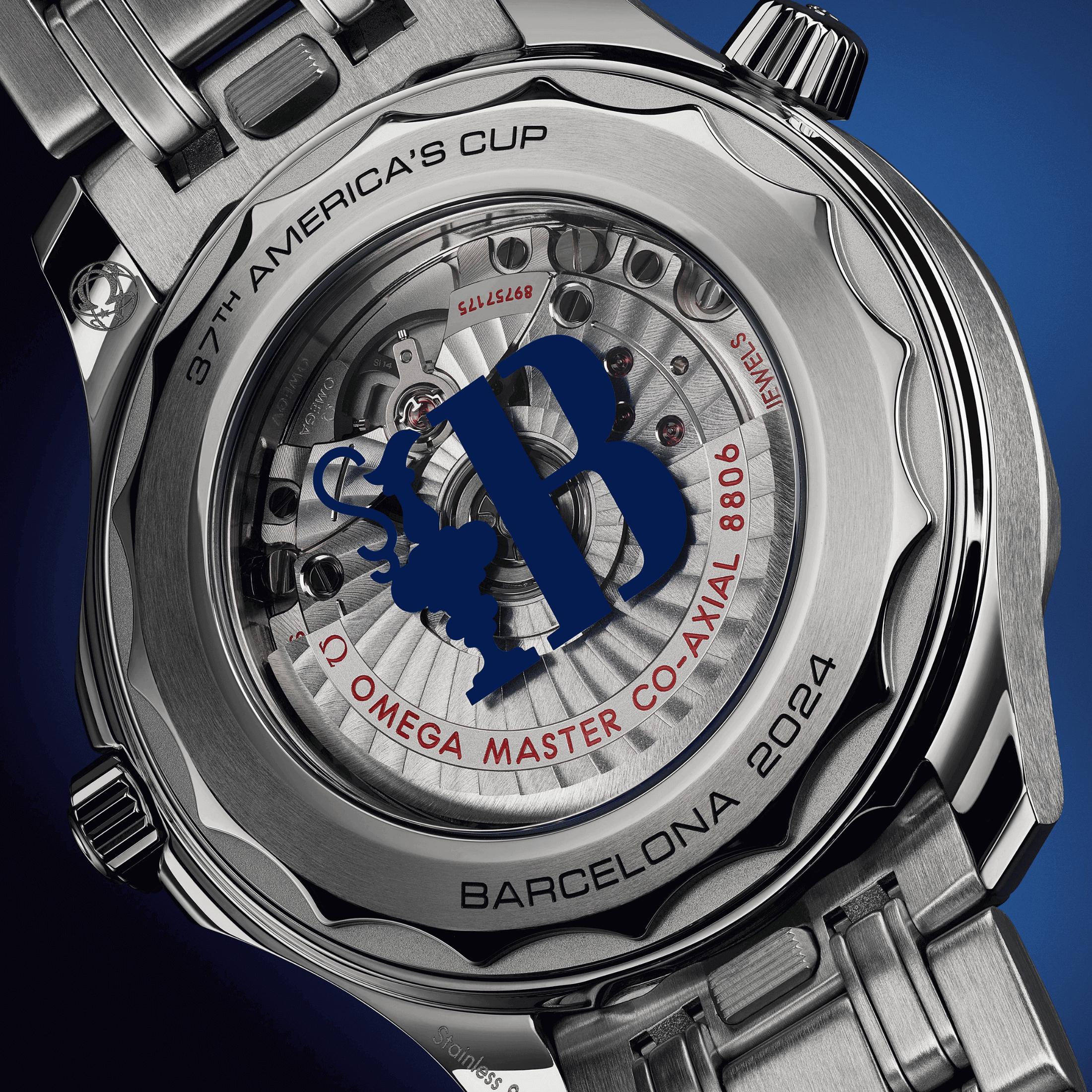 Omega Seamaster Diver 300M America’s Cup Co-Axial Master Chronometer white dial steel bracelet 42 mm