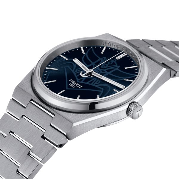 Montre Tissot PRX "UFO Robot Goldorak" Powermatic 80 automatique cadran bleu bracelet acier 40 mm