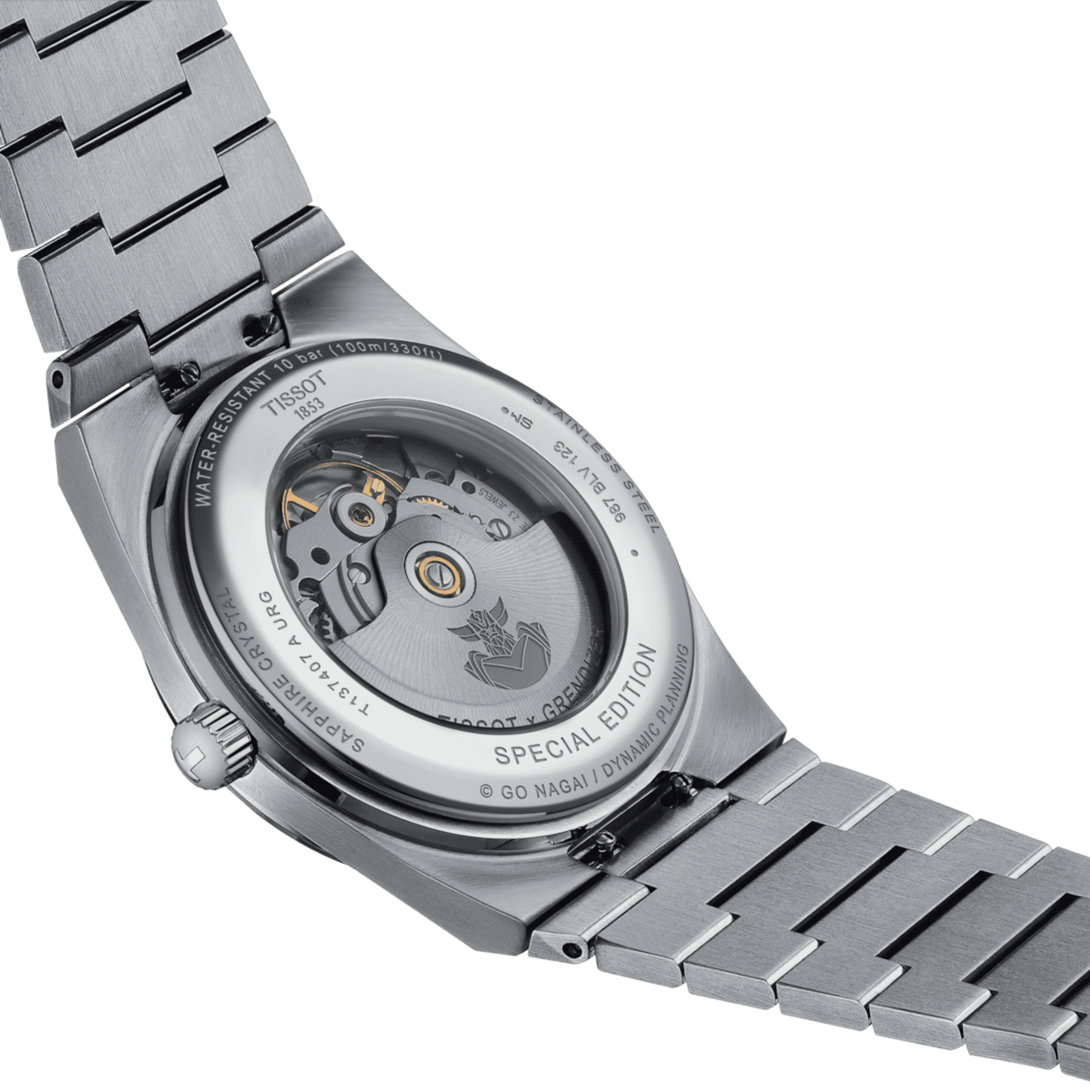 Montre Tissot PRX "UFO Robot Goldorak" Powermatic 80 automatique cadran bleu bracelet acier 40 mm