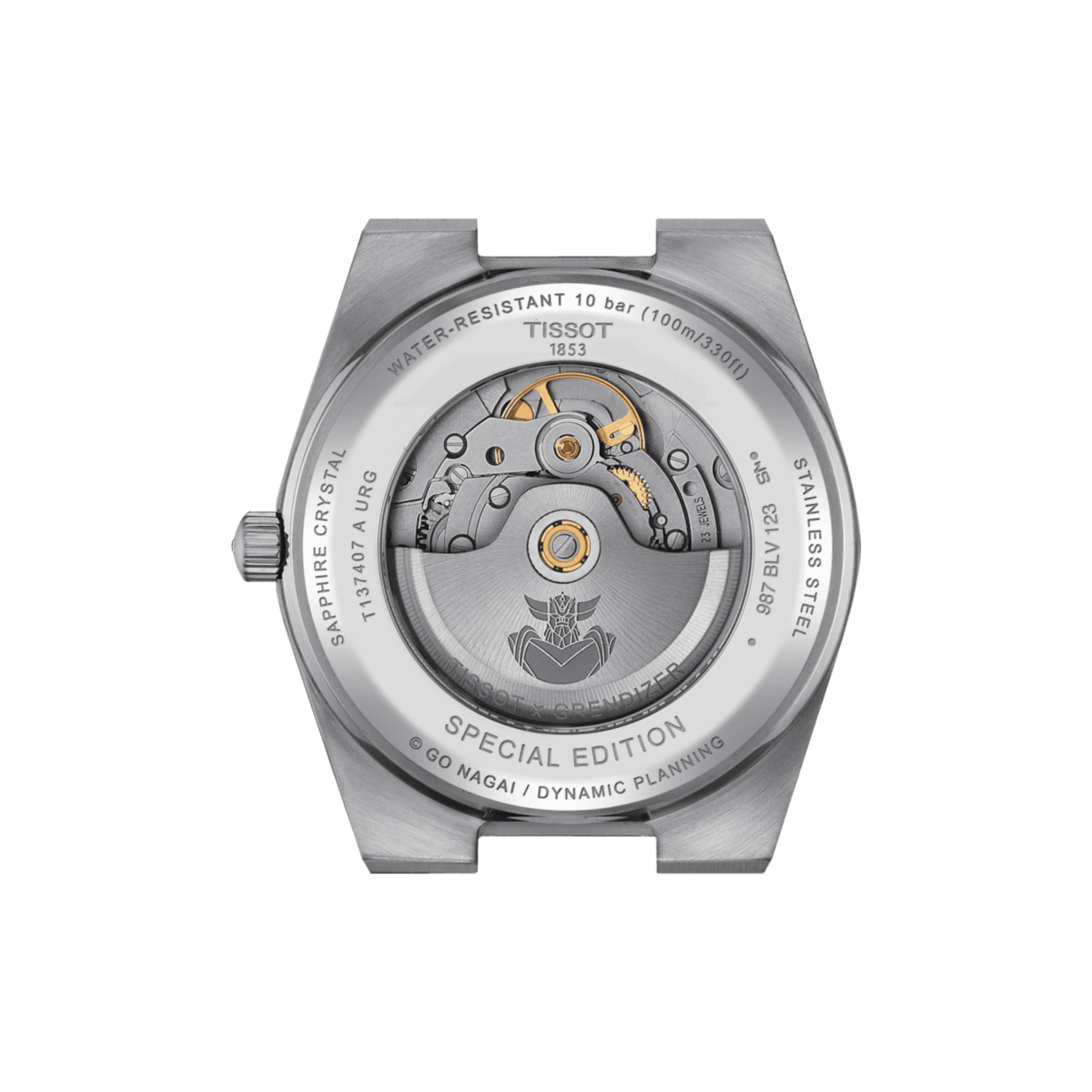 Montre Tissot PRX "UFO Robot Goldorak" Powermatic 80 automatique cadran bleu bracelet acier 40 mm