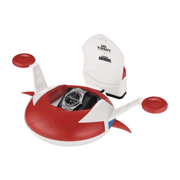 Montre Tissot PRX "UFO Robot Goldorak" Powermatic 80 automatique cadran bleu bracelet acier 40 mm