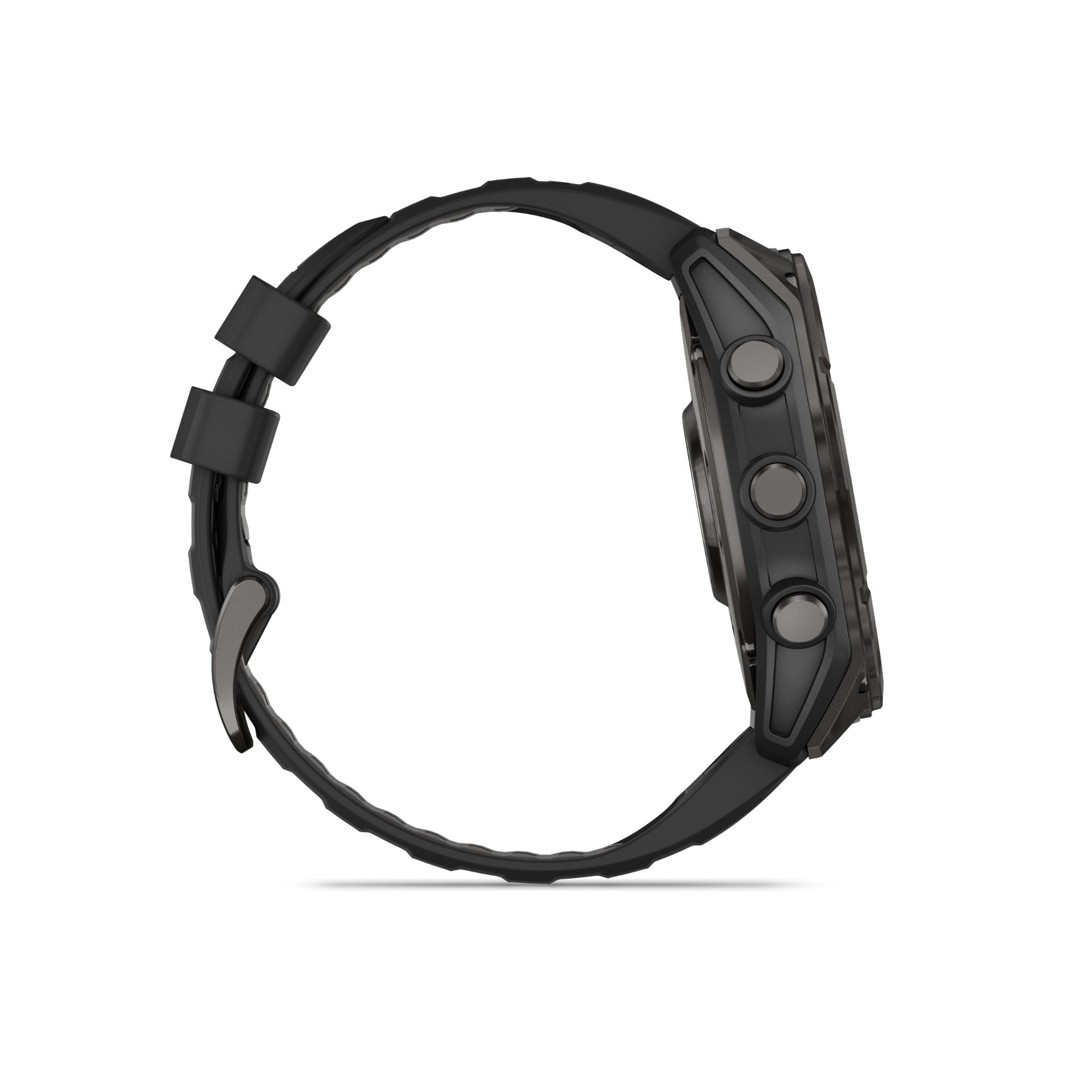 Garmin Fenix 8 AMOLED Sapphire Titanium Carbon Gray DLC black silicone strap 51 mm watch