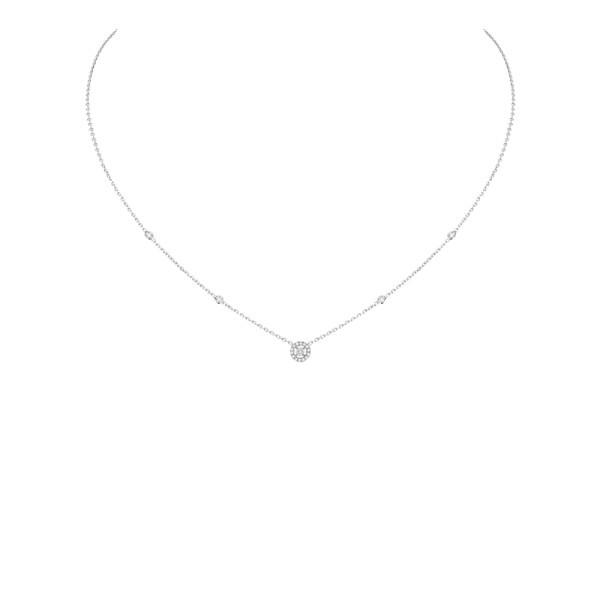 Collier Messika Joy XS en or blanc et diamants