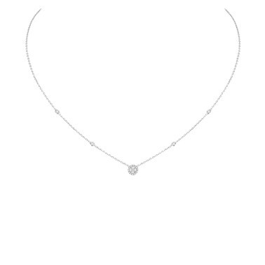 Collier Messika Joy XS en or blanc et diamants