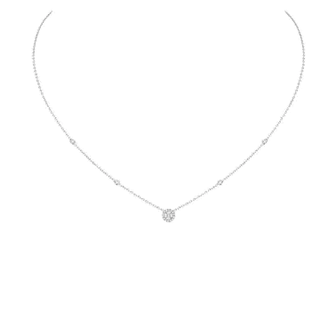Collier Messika Joy XS en or blanc et diamants