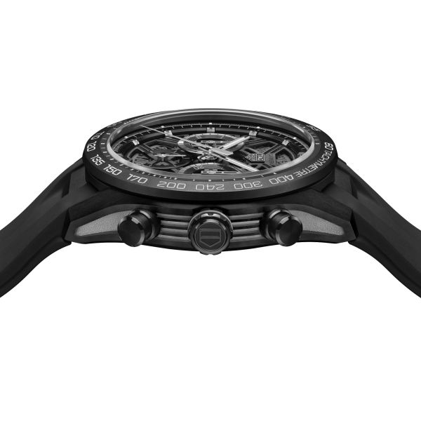 Montre TAG Heuer Carrera Chronographe Extreme Sport DLC automatique squelette 44 mm CBU2080.FT6272