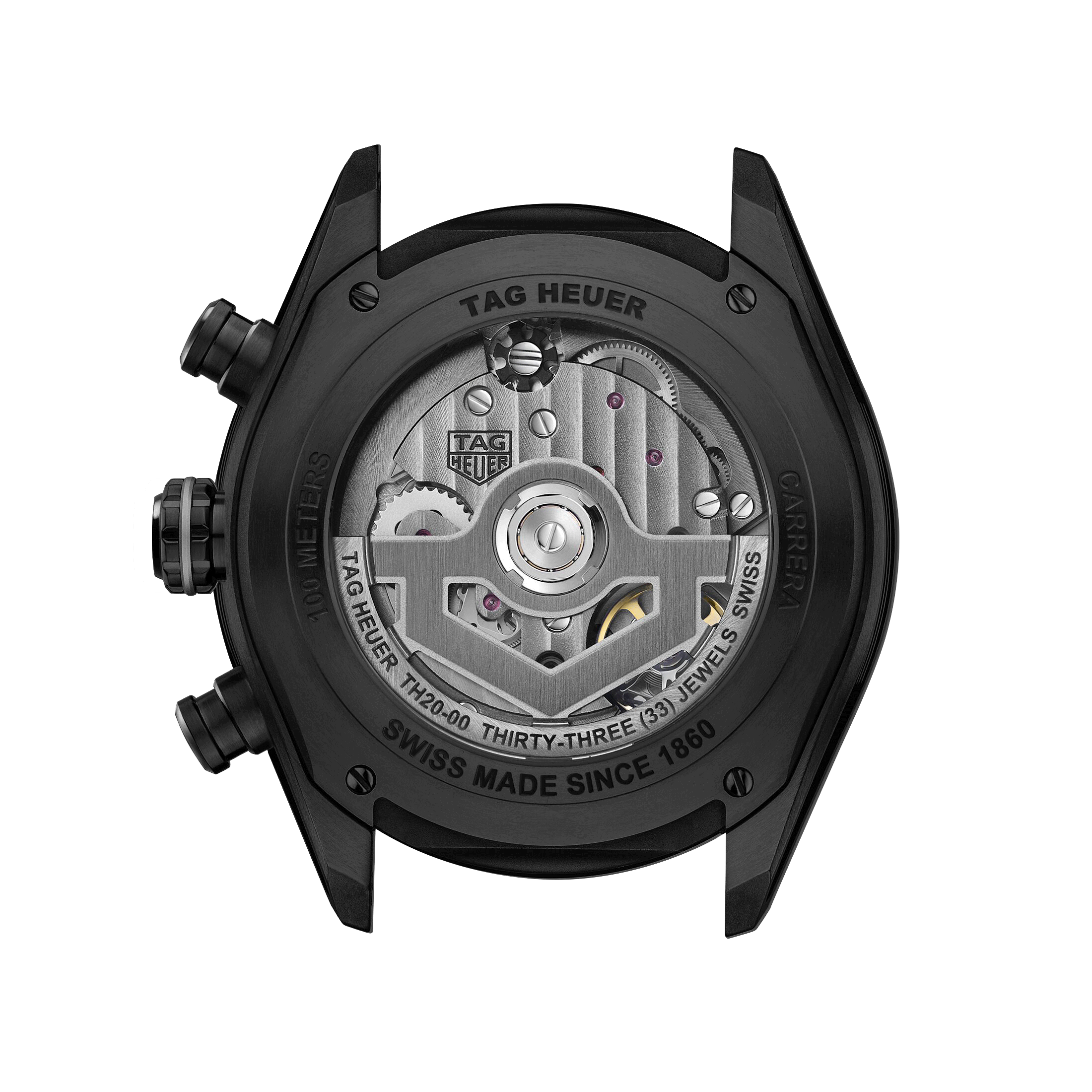 Montre TAG Heuer Carrera Chronographe Extreme Sport DLC automatique squelette 44 mm CBU2080.FT6272