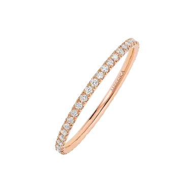 Alliance Messika Gatsby XS en or rose et diamants
