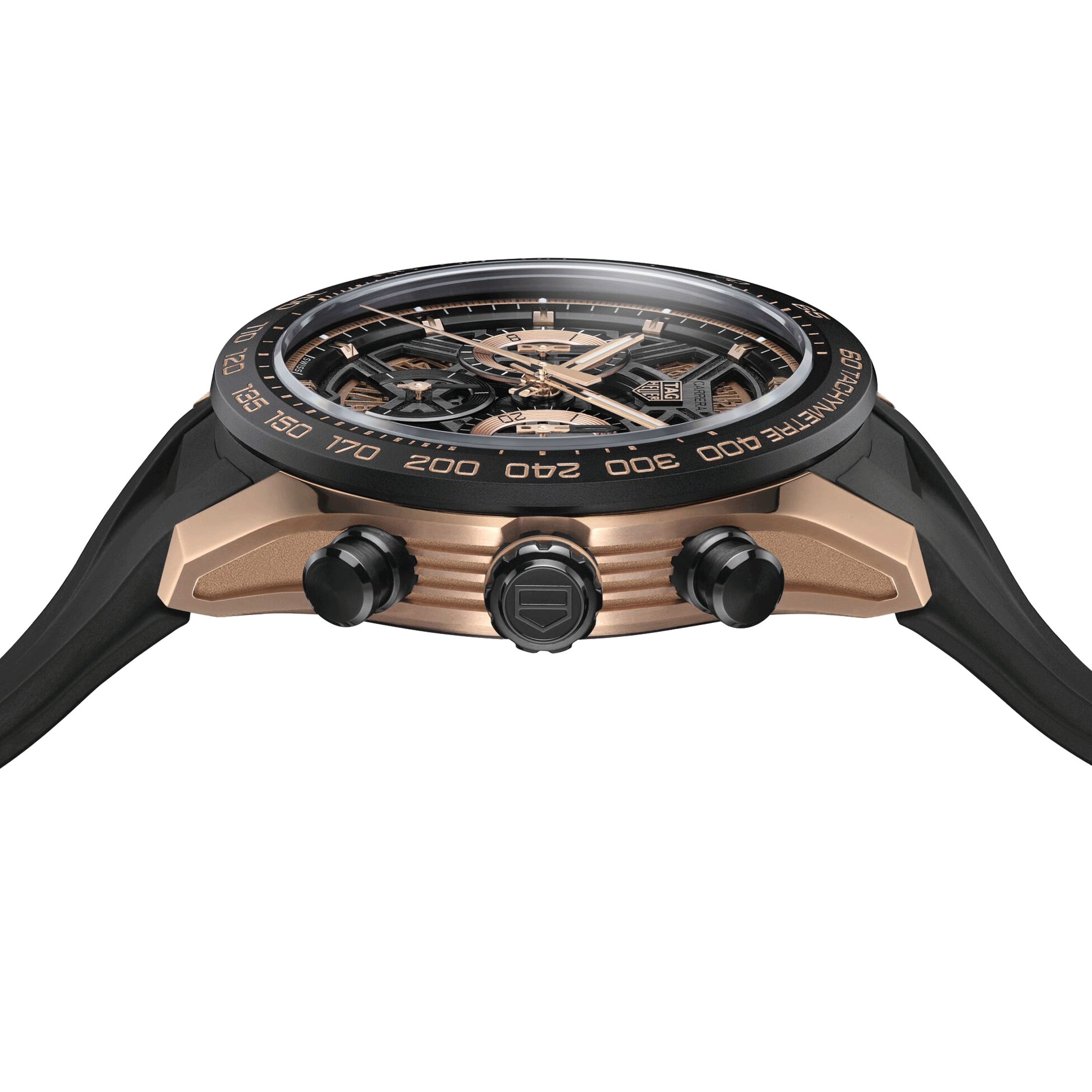 Montre TAG Heuer Carrera Chronographe Extreme Sport Or Rose automatique squelette  44 mm CBU2050.FT6273