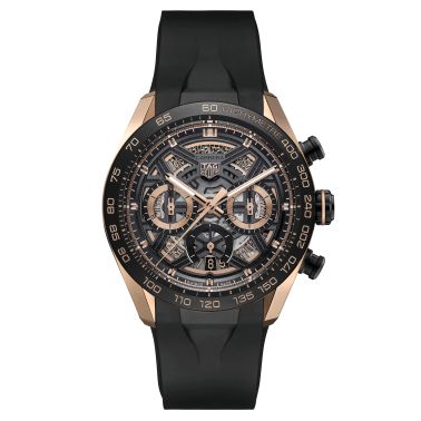 Montre TAG Heuer Carrera Chronographe Extreme Sport Or Rose automatique squelette  44 mm CBU2050.FT6273