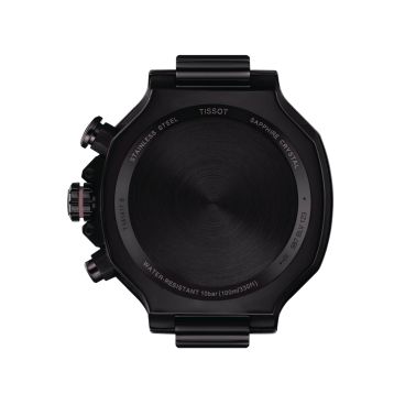 Tissot T-Sport T-Race Chronograph quartz grey dial red silicone strap 45 mm T141.417.37.061.01