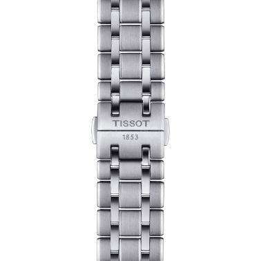 Montre Tissot T-Classic Chemin des Tourelles Powermatic 80 cadran bleu bracelet acier 42 mm T139.407.11.048.00