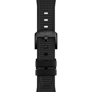 Montre Tissot PRX Powermatic 80 cadran carbone noir bracelet caoutchouc noir 40 mm T137.907.97.201.00