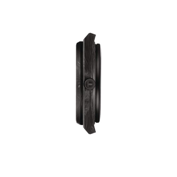 Tissot PRX Powermatic 80 watch black carbon dial black rubber strap 40 mm T137.907.97.201.00