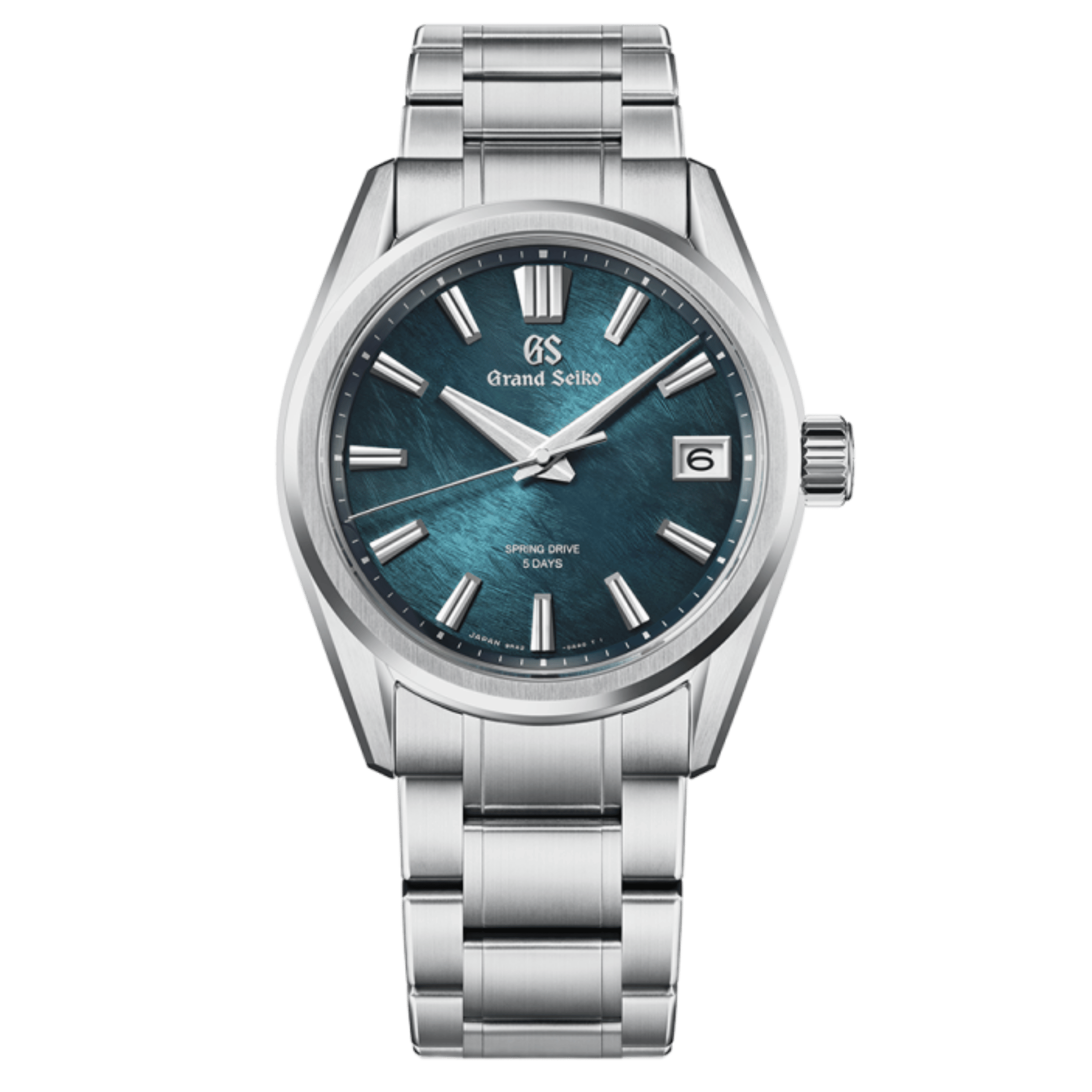 Montre Grand Seiko Evolution 9 Spring Drive "Atera Valley" Titane cadran bleu bracelet titane 40 mm