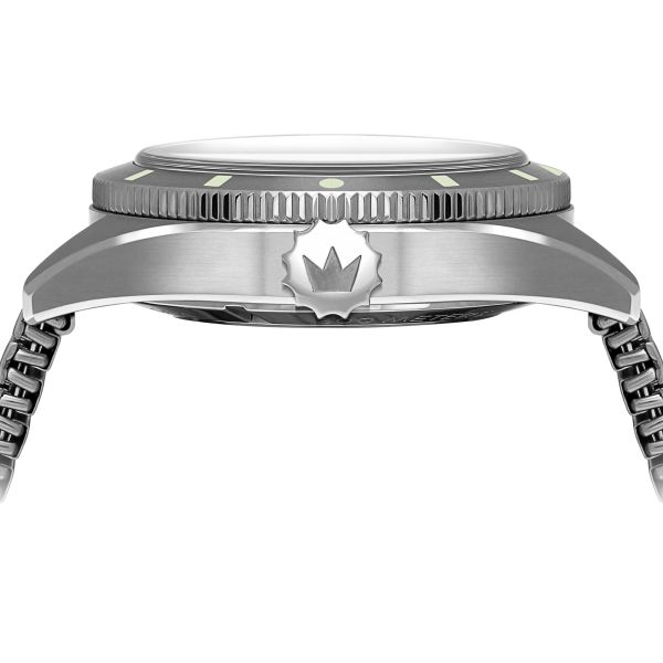 Montre ZRC Securicode Diver 300 automatique cadran noir bracelet acier 39 mm