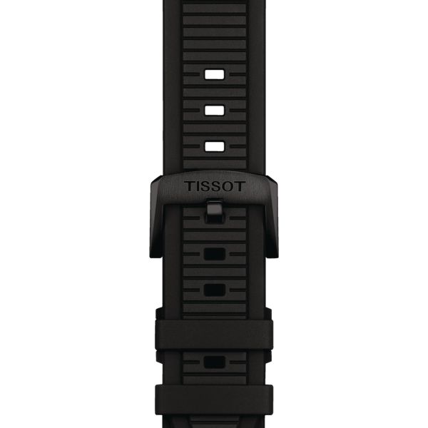 Tissot T-Race PVD Black Powermatic 80 watch black dial black rubber strap 41 mm T141.807.37.057.00