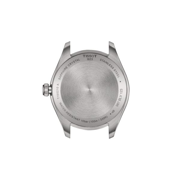 Tissot T-Classic PR 100 quartz green dial steel bracelet 34 mm T150.210.11.091.00