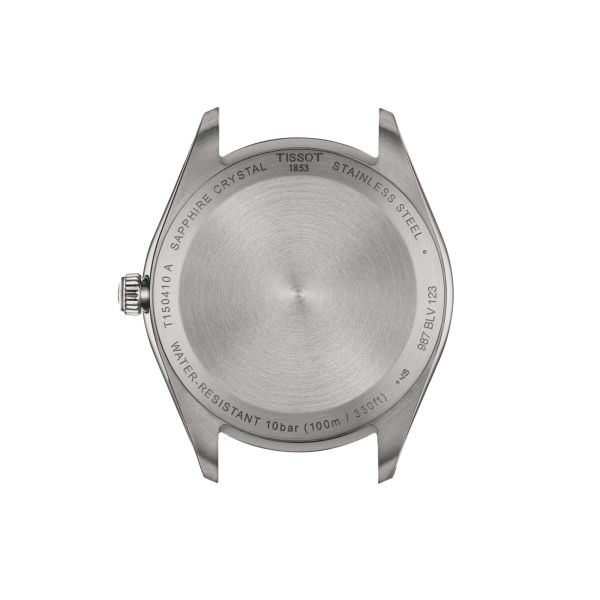 Tissot T-Classic PR 100 quartz glacier blue dial stainless steel bracelet 40 mm T150.410.11.351.00