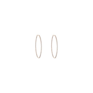 Créoles Messika New Gatsby S en or rose et diamants