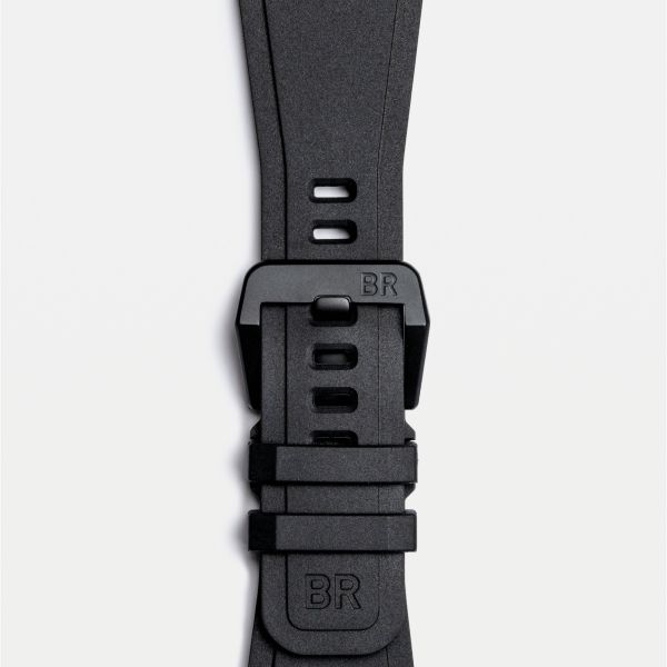 Bell & Ross BR-03 Horizon automatic ceramic black and blue dial rubber strap 41 mm