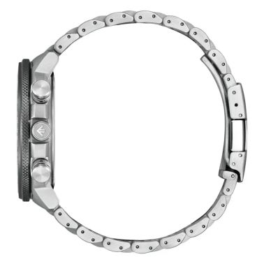 Montre Citizen Pro-Master Sky Radio Contrôlée Eco-Drive cadran noir bracelet acier 47 mm