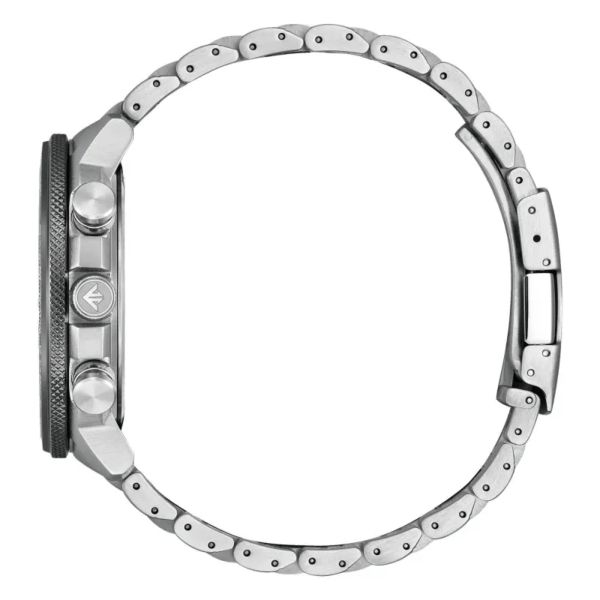 Montre Citizen Pro-Master Sky Radio Contrôlée Eco-Drive cadran noir bracelet acier 47 mm