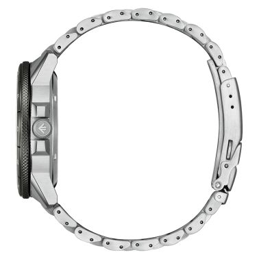 Montre Citizen Promaster Sky Mechanical GMT automatique cadran noir bracelet acier 44,5 mm