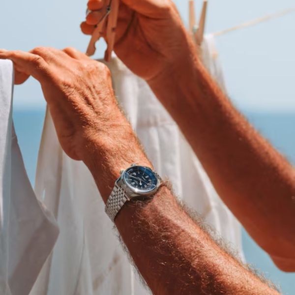 Longines Legend Diver automatic watch blue dial steel bracelet 39 mm