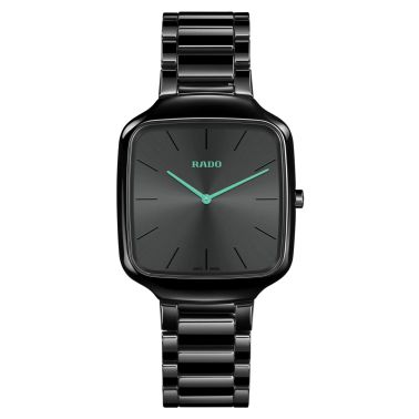 RADO Watch Black Leather R22854705 4PD Quartz Ladies [765690