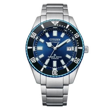 Montre Citizen Promaster Marine Fujitsubo Super Titanium automatique cadran bleu bracelet titane 41 mm