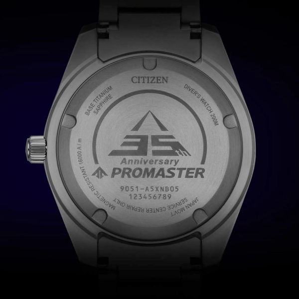 Citizen Promaster Marine Fujitsubo Super Titanium automatic blue dial titanium bracelet 41 mm