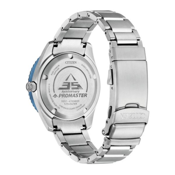 Citizen Promaster Marine Fujitsubo Super Titanium automatic blue dial titanium bracelet 41 mm