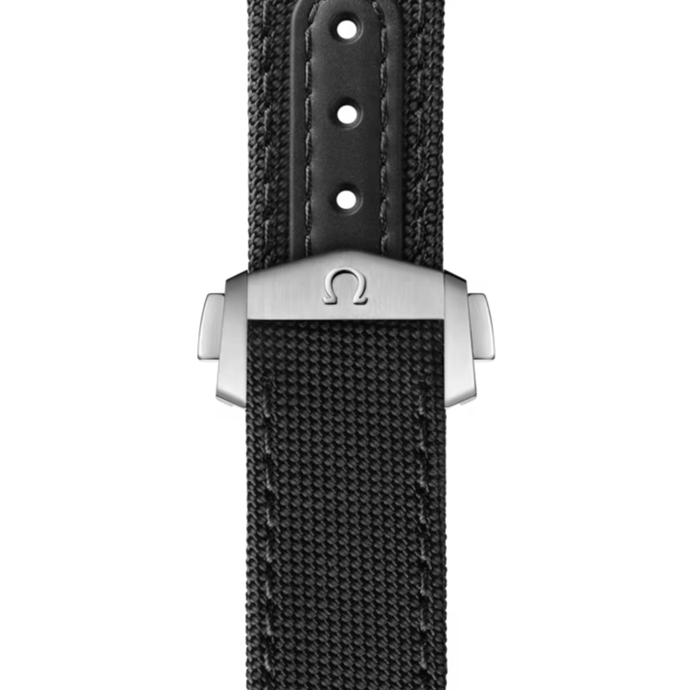 Montre Omega Speedmaster Moonwatch Professional Chronographe Co-Axial Master Chronometer verre hésalite bracelet nylon 42 mm