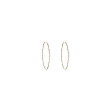 Créoles Messika New Gatsby S en or jaune et diamants