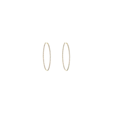 Créoles Messika New Gatsby S en or jaune et diamants