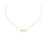 Collier Messika Baby Move en or jaune et diamants