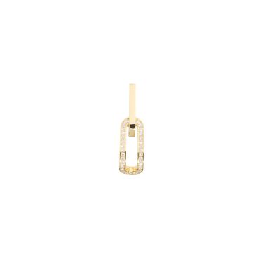 Mono earring dinh van Maillon in yellow gold and diamonds