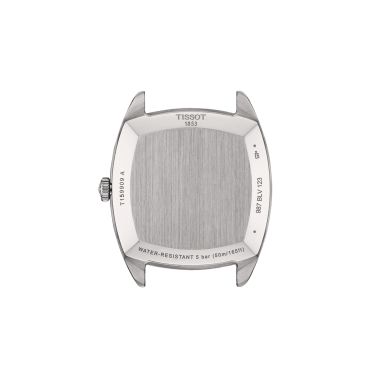 Tissot Stylist quartz watch blue dial blue leather strap 32 x 32 mm