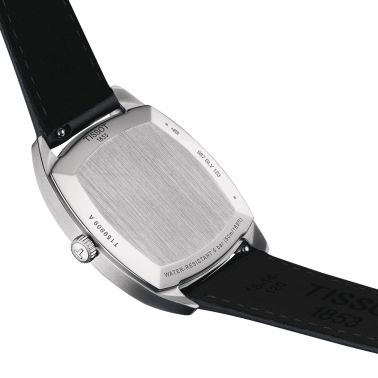 Tissot Stylist quartz watch blue dial blue leather strap 32 x 32 mm