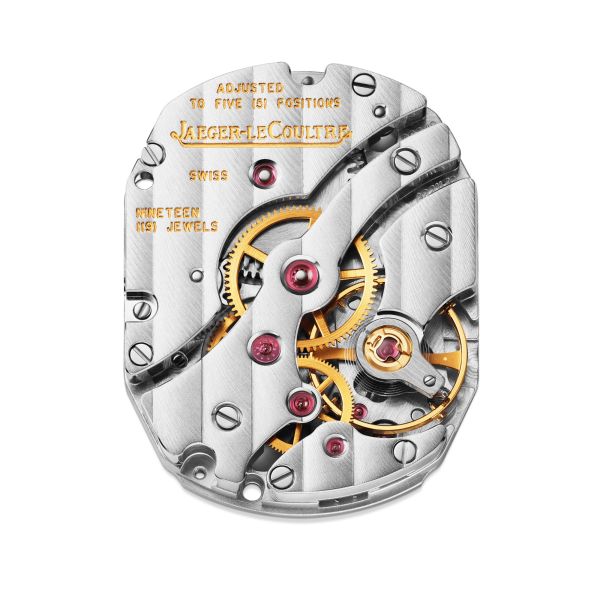 Montre Jaeger-LeCoultre Reverso Tribute Monoface Midsize remontage manuel cadran gris argenté bracelet cuir brun 40,1 x 24,4 mm