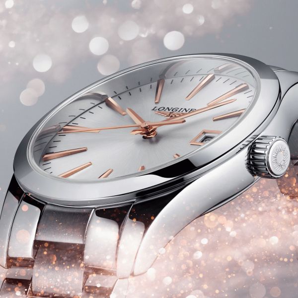 Longines Conquest Classic quartz 34 mm Watch L2.386.4.72.6 Lepage