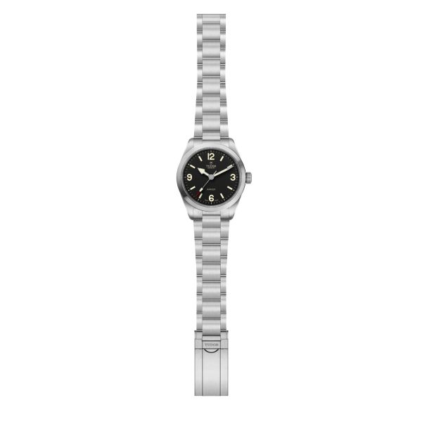 Tudor Ranger automatic watch black dial steel bracelet 39 mm