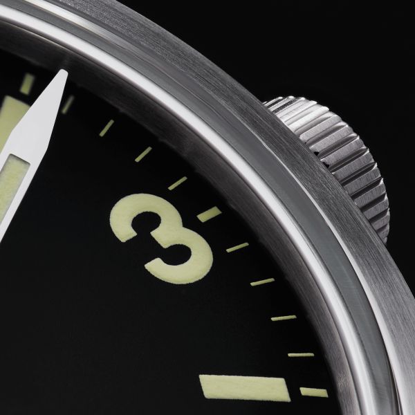Tudor Ranger automatic watch black dial steel bracelet 39 mm